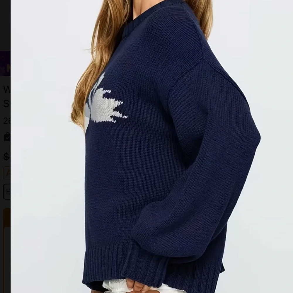 Loving Swans Crewneck Sweater 
Holiday Sweater
Preppy Sweater_3